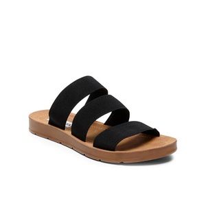 Steve Madden PASCALE SANDAL BLACK, Size 8M
